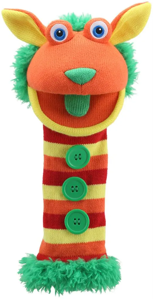 MARIONETTE CHAUSSETTE ECO "BUTTONS"