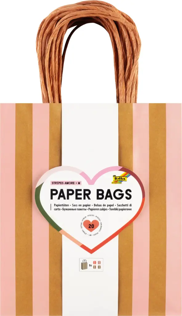 SACS EN PAPIER "AMORE"