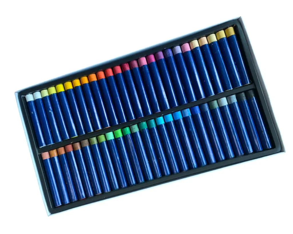 PASTELS A L'HUILE BEAUX ARTS, la boîte de 50 assortis