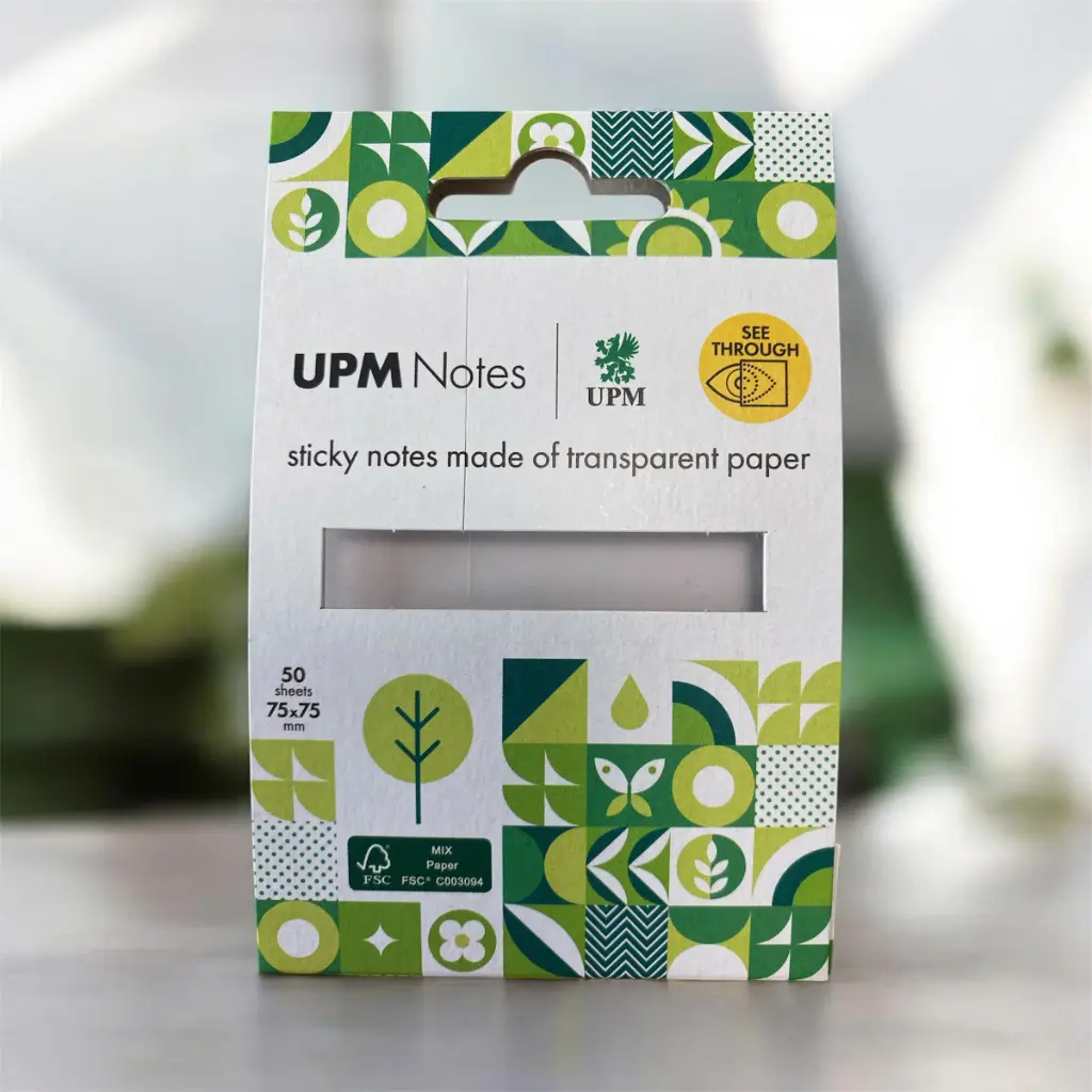 NOTES ADHÉSIVES TRANSPARENTES, 50 FEUILLES