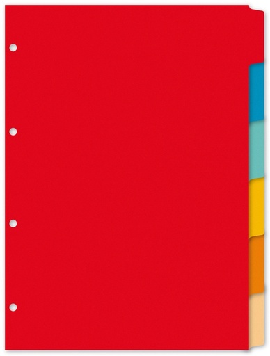 [3727] A4 CARDBOARD DIVIDERS 6P.