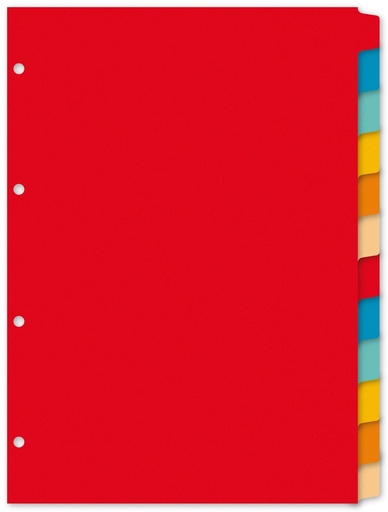 [3728] A4 CARDBOARD DIVIDERS 12P.