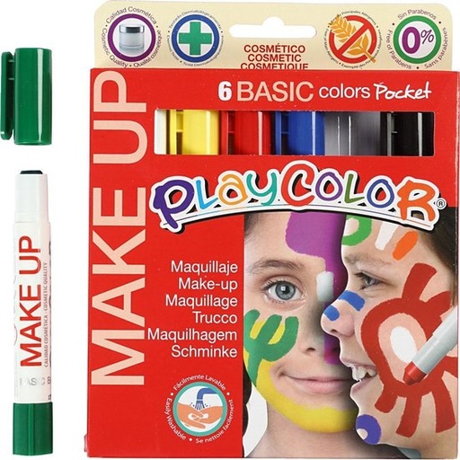 [52657] PLAYCOLOR MAKE-UP BASIC, DOOS VAN 6