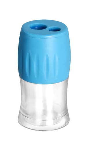 [5621] DOUBLE PLAST+RES PENCIL SHARPENER.