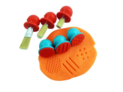 [57204] EASY-GRIP TAMPONS ET PINCEAUX, SET DE 6