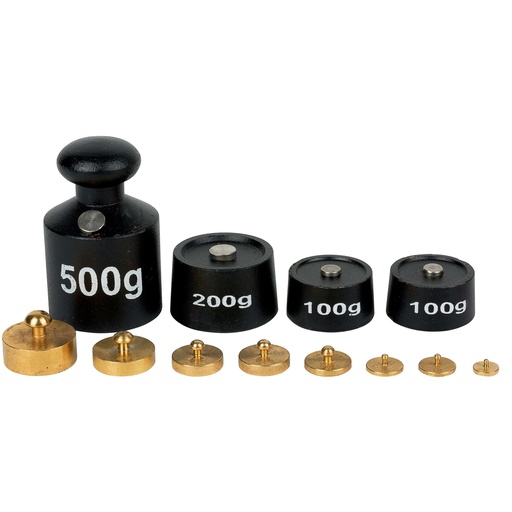 [6004] GEWICHTSSERIE VAN 12 ASS.1GRS TOT 500GRS