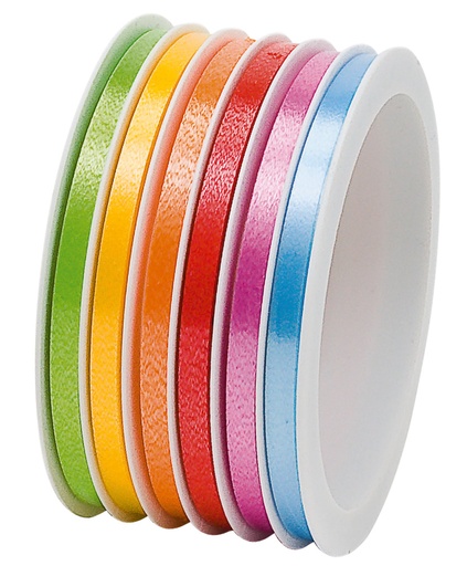 [83991] MULTIBOB RIBBON.6X SUMMER COLORS