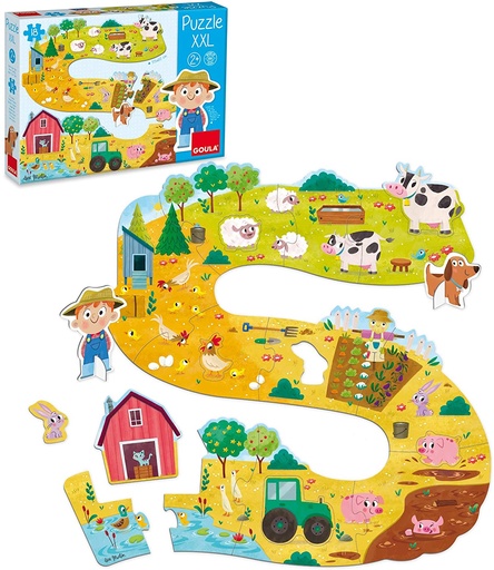 [SA7208] XXL-Bauernhof-Puzzle, 18 Teile