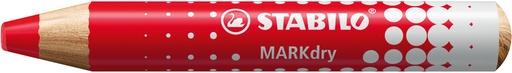 [528101] STABILO MARKdry RED, BOX OF 5