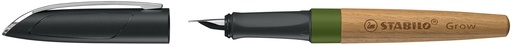 [551002] STABILO "GROW" PEN, MOSS GREEN-OAK WOOD