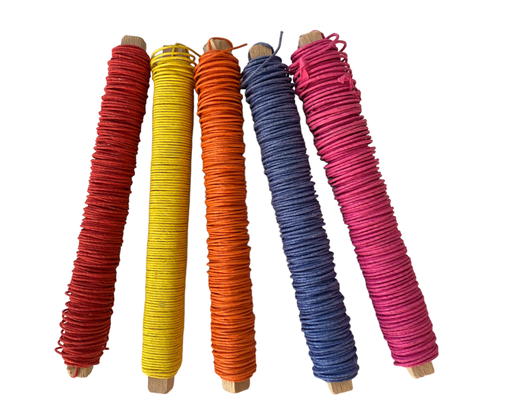 [8148B] FIL DE FER COULEUR 50G /5 ASSORTIS