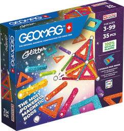 [GEO02] GEOMAG GLITTER, 35 PCS