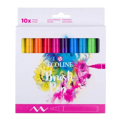 [BA080] ECOLINE PINSELSTIFTE, 10ER SET