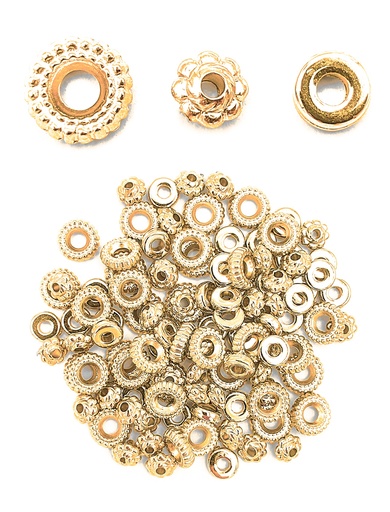 [82594] GOLDENER HEISHI-ABSTANDSHALTER AUS METALL