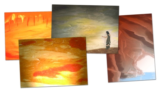 [CL003B] "ROCK PAINTINGS" SHEET SUPPORT KIT