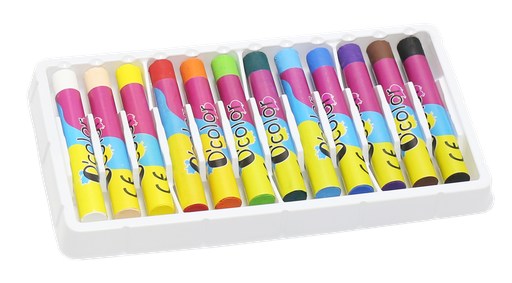 [5298] OLIEPASTELS 7CM - DIAM. 12MM, DOOS VAN 12