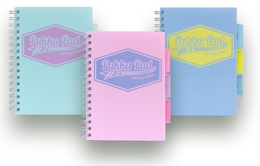 [1109] PUKKA PAD PASTEL PROJECT BOOK, LINED - A5, PACK