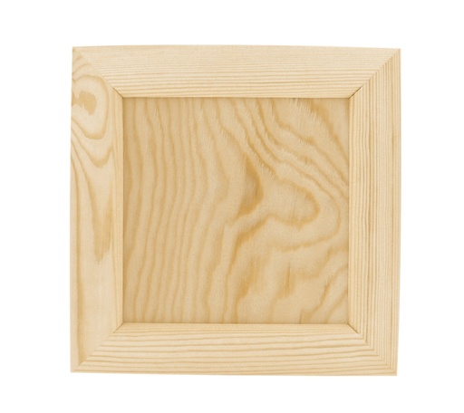 [8021] SQUARE WOODEN FRAME, 21.5 X 21.5 CM