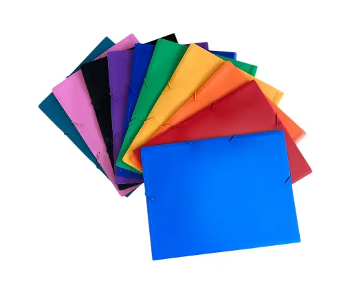 [3325B] ORDNER MIT 3 KLAPPE POLYPR.A4, 10ER-PACK