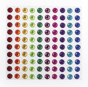 [847922] BRIGHT COLORS DIAMOND STRASS