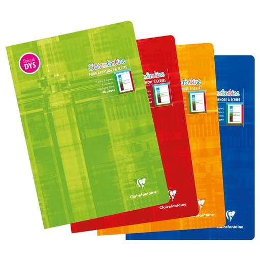 [6408] CLAIREFONTAINE NOTITIEBOEK DYS CUT/5MM, PER STUK