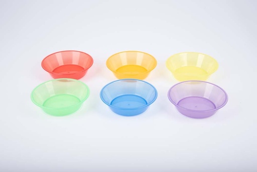 [9140] TRANSPARENTE SORTIERSCHALEN, 6ER-SET