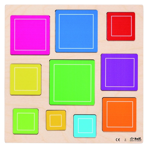 [SA7111] RELIEF PUZZLE SQUARES, 10 PCS