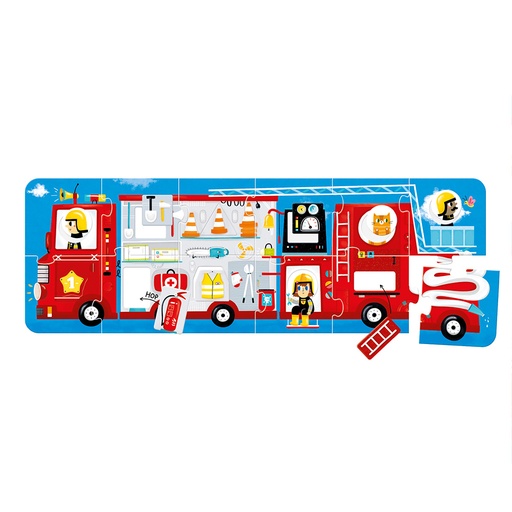 [SA7205] "FIRE TRUCK" MATCHING PUZZLE, 23 PCS