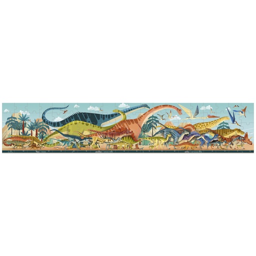 [SA7701] PUZZLE PANORAMIQUE DINO, 100 PCS