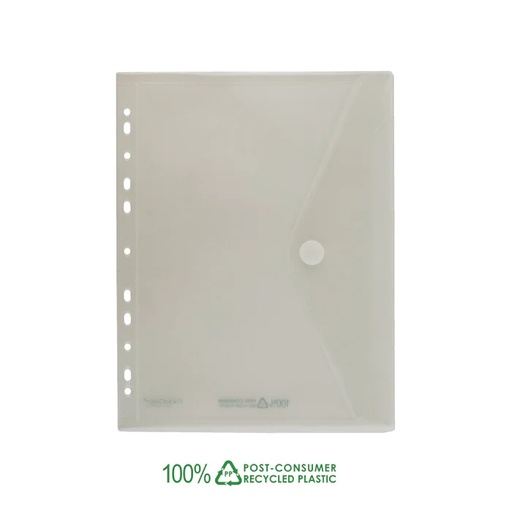 [3519] A4 FOLDERGREEN PERFORATED TRANSPARENT ENVELOPE