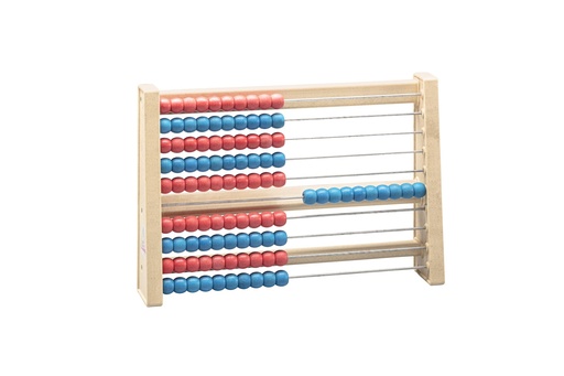 [605105] ABACUS FROM 1 TO 100 UNIQUE COLOR - RED/BLUE