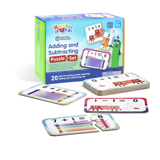 [LR9464] NUMBERBLOCKS®: ADDITION AND SUBTRACTION PUZZLES