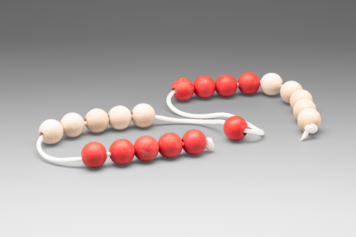 [605112] JUMBO ARITHMETIC CHAIN - RED/WHITE