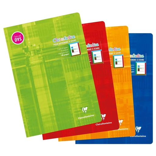 [6410] CLAIREFONTAINE NOTITIEBOEKJE GESNEDEN DYS/3MM, PER STUK