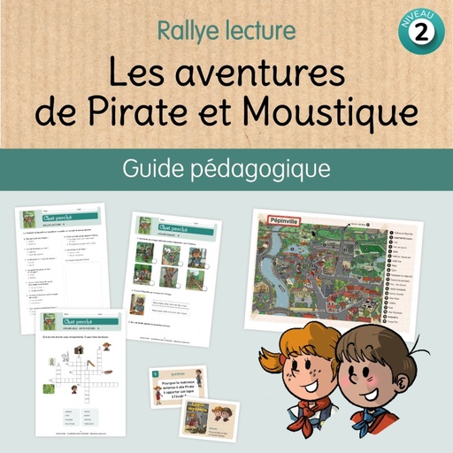 [JC7811] THE ADVENTURES OF PIRATE AND MOSQUITO, THE EDUCATIONAL FILE - LEVEL 2