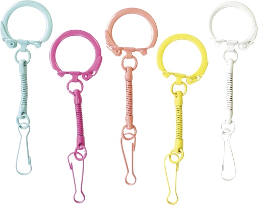 [8334] RAINBOW KEYCHAIN, SET OF 10