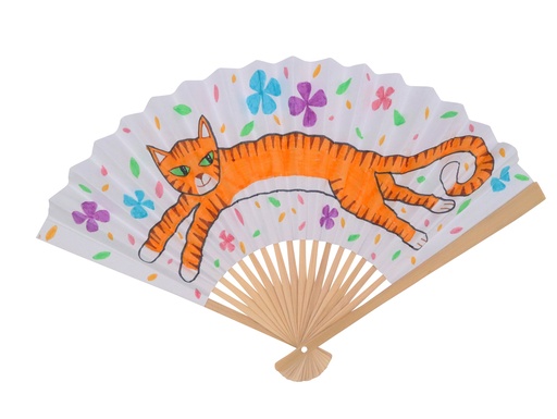 [80843] Decorative fans, set of 12