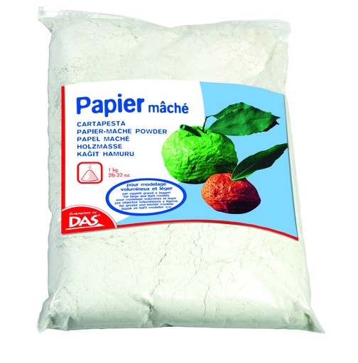 [82313] DAS- POUDRE PAPIER MÂCHÉ, 1KG