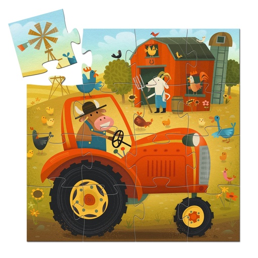 [SA7207] PUZZLE TRACTEUR, 16 PIÉCES
