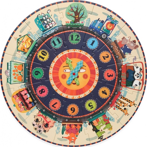 [SA7216] KLOKPUZZEL, 25 STUKJES