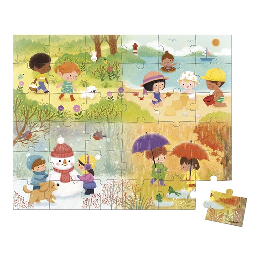 [SA7219] SEASONS PUZZLE, 36 PIECES