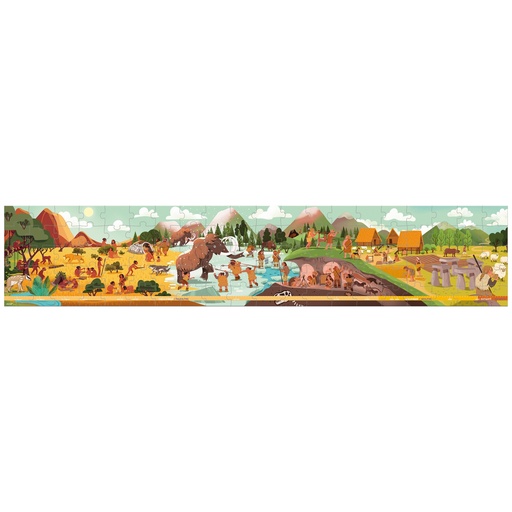 [SA7703] PUZZLE FRISE PRÉHISTOIRE, 100 PIÉCES