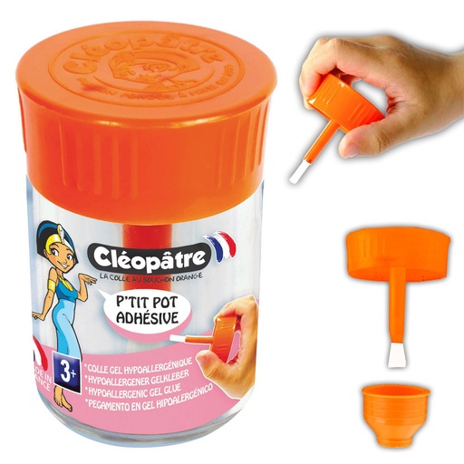 [04131] KLEINE HYPOALLERGEEN LIJMPOT, 50 G