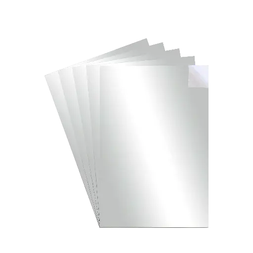 [2213] PAPIER MIROIRS ADHÉSIFS A4, POCHETTE DE 5 FEUILLES