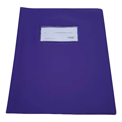 [0603B5] A5 PURPLE OPAQUE NOTEBOOK COVERS, PACK OF 10