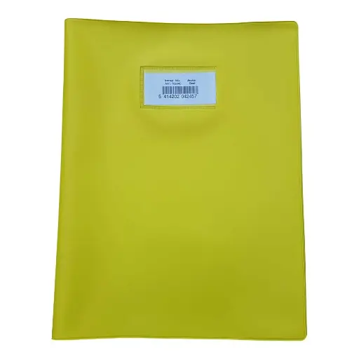 [0604B1] COUVRE-CAHIERS OPAQUES A4+ JAUNE, LE LOT DE 10