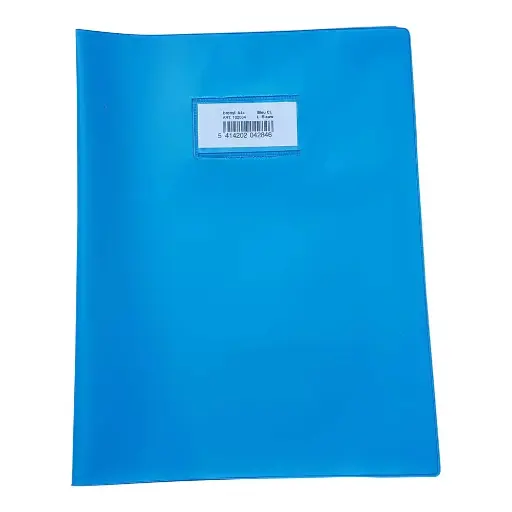 [0604B6] A4 turquoise ondoorzichtige notitieboekhoezen, verpakking van 10
