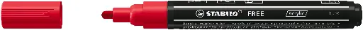 [538726] STABILO FREE ACRYLIC T300 CARMIN, EACH
