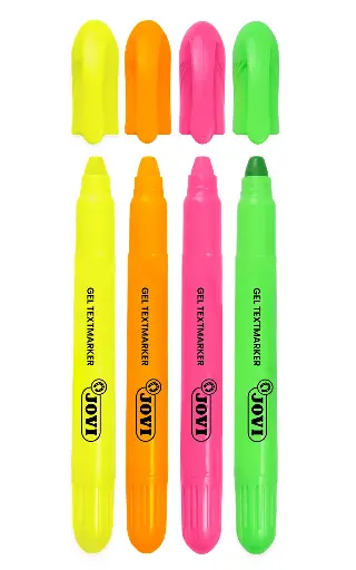 [5362] SURLIGNEURS GEL JOVI, SET DE 4