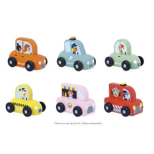 [94751] UNIVERSE CITY CROSS ROAD VOERTUIGEN, SET VAN 6
